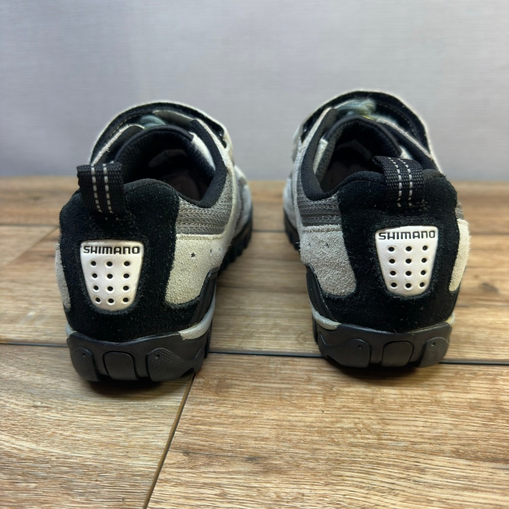 Shimano SPD Cycling Shoes Womens 7.5 Grey Black Suede MTB Commuter Sneaker - Picture 6 of 12